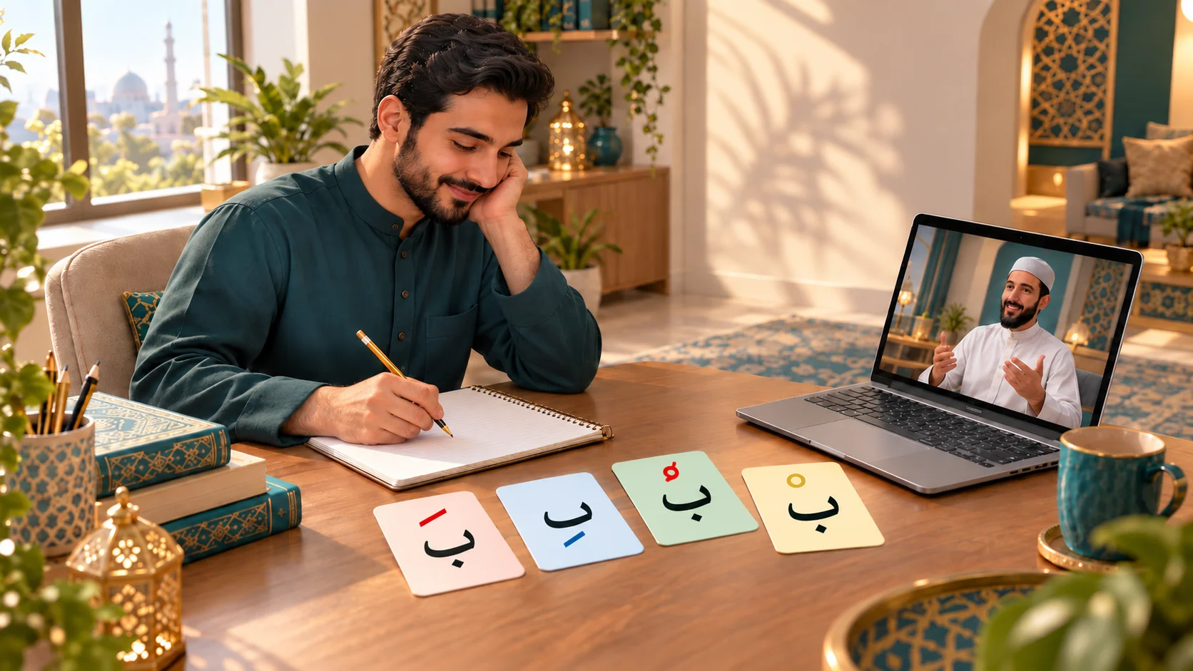 الحركات في اللغة العربية: الفتحة والضمة والكسرة والسكون